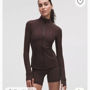 ⚡️Lululemon Define Jacket Size 4 In Brown Jacquard